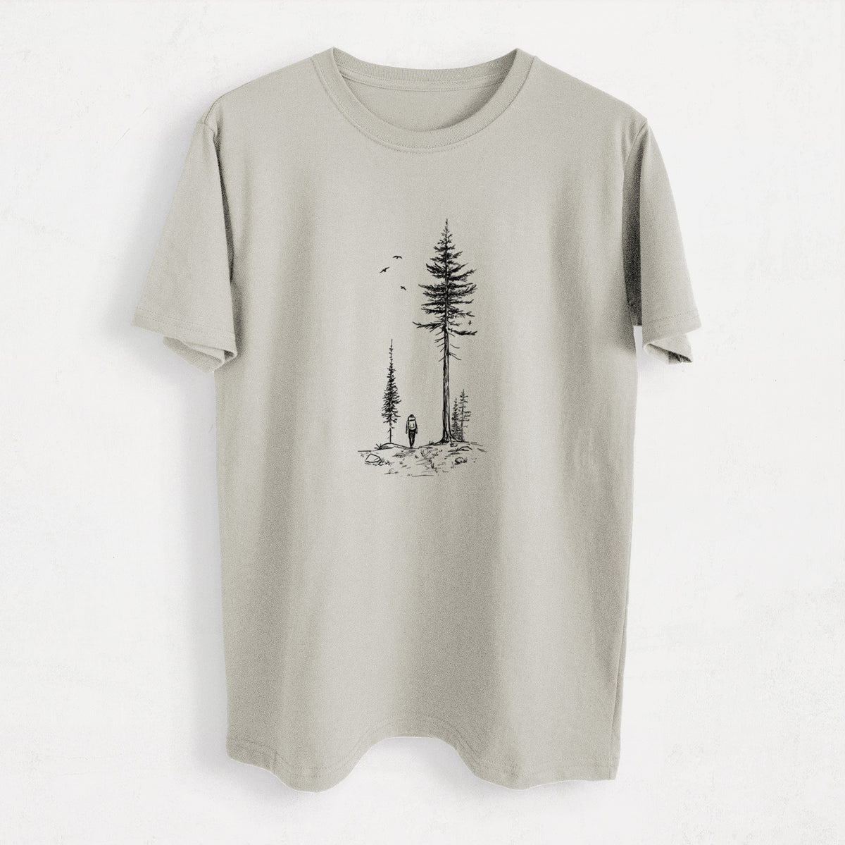Forest Explorer - Heavyweight Men&#39;s 100% Organic Cotton Tee