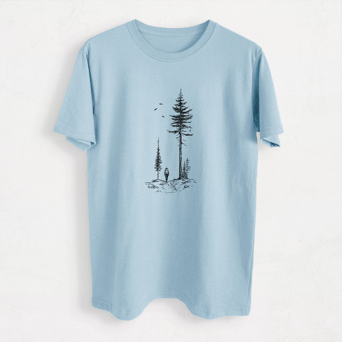 Forest Explorer - Heavyweight Men&#39;s 100% Organic Cotton Tee