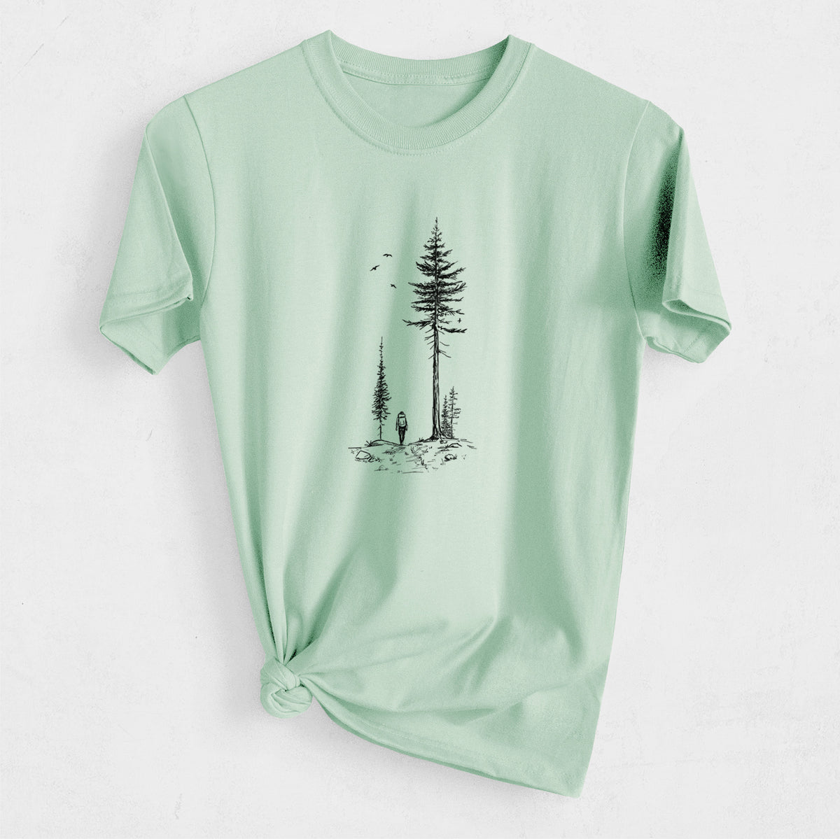 Forest Explorer - Heavyweight Men&#39;s 100% Organic Cotton Tee