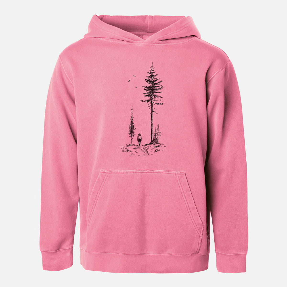Forest Explorer - Youth Pigment Dyed Hoodie