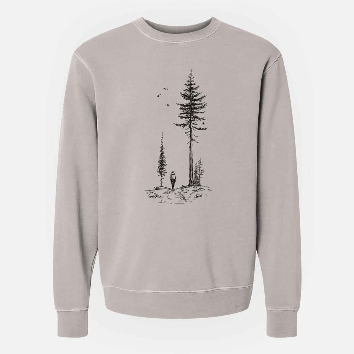 Forest Explorer - Unisex Pigment Dyed Crew Sweatshirt