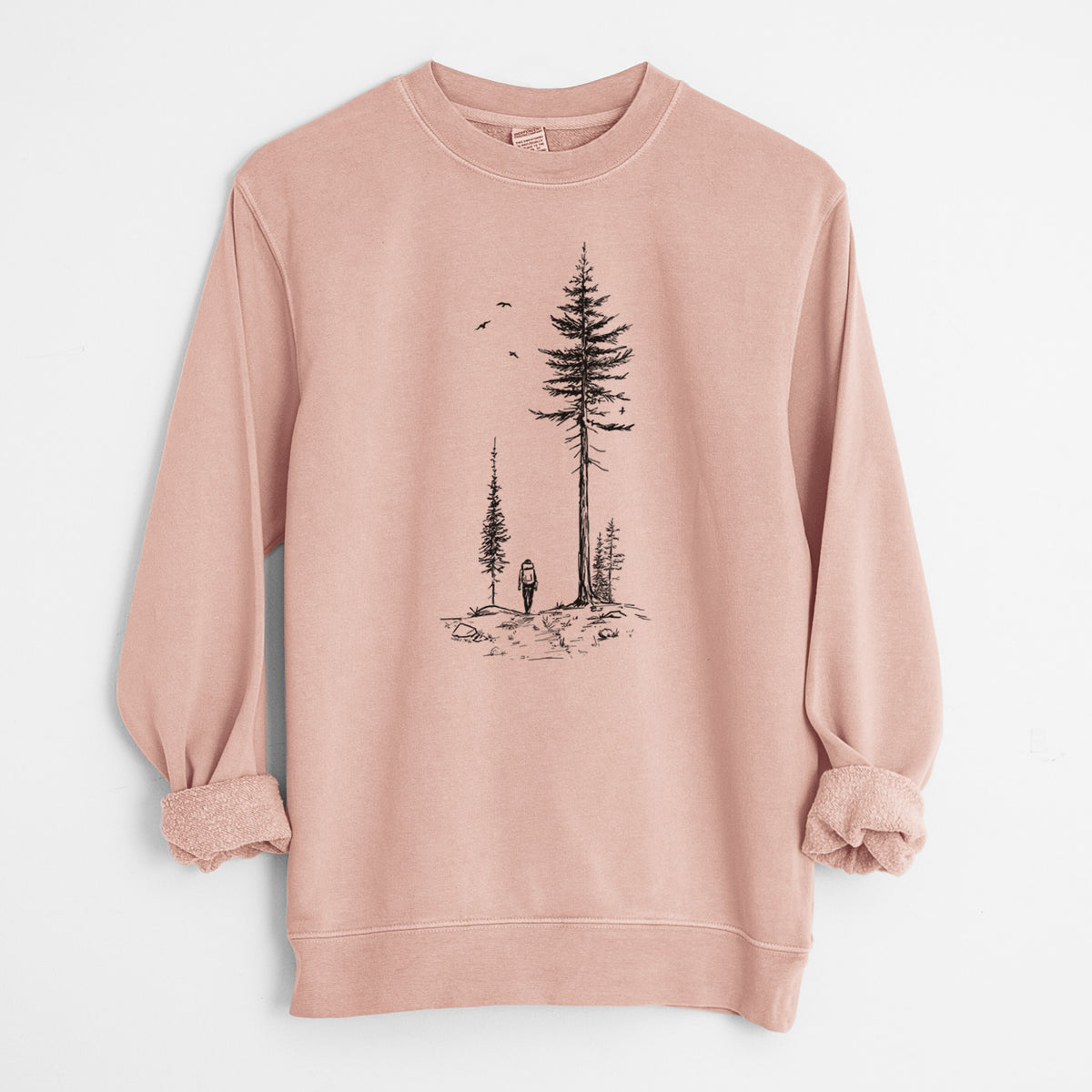 Forest Explorer - Unisex Pigment Dyed Crew Sweatshirt