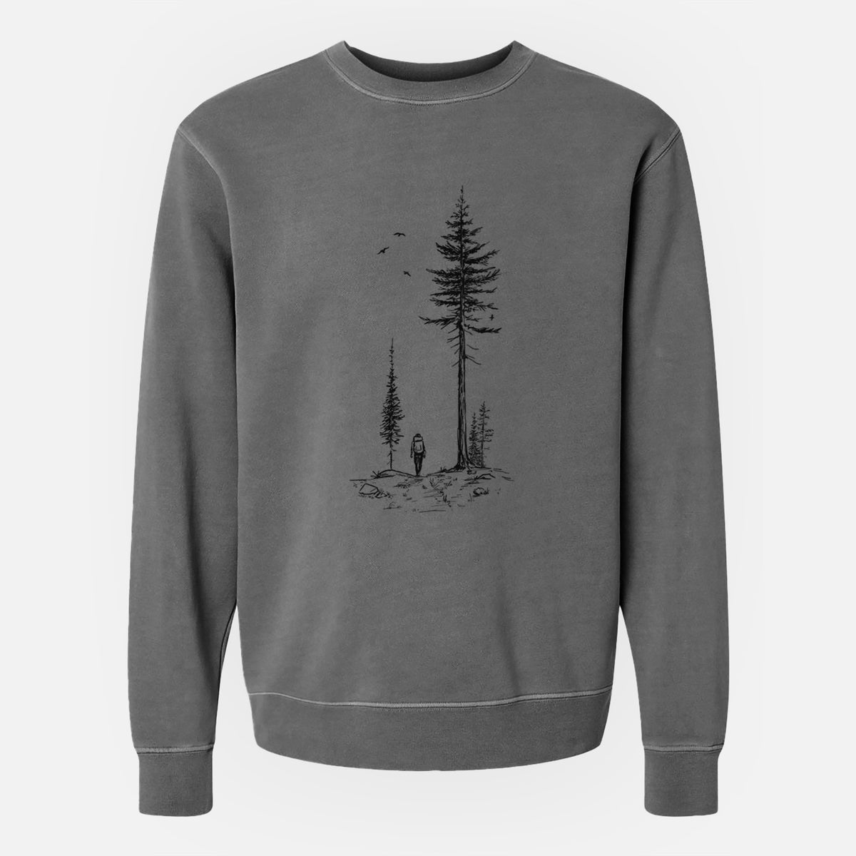 Forest Explorer - Unisex Pigment Dyed Crew Sweatshirt
