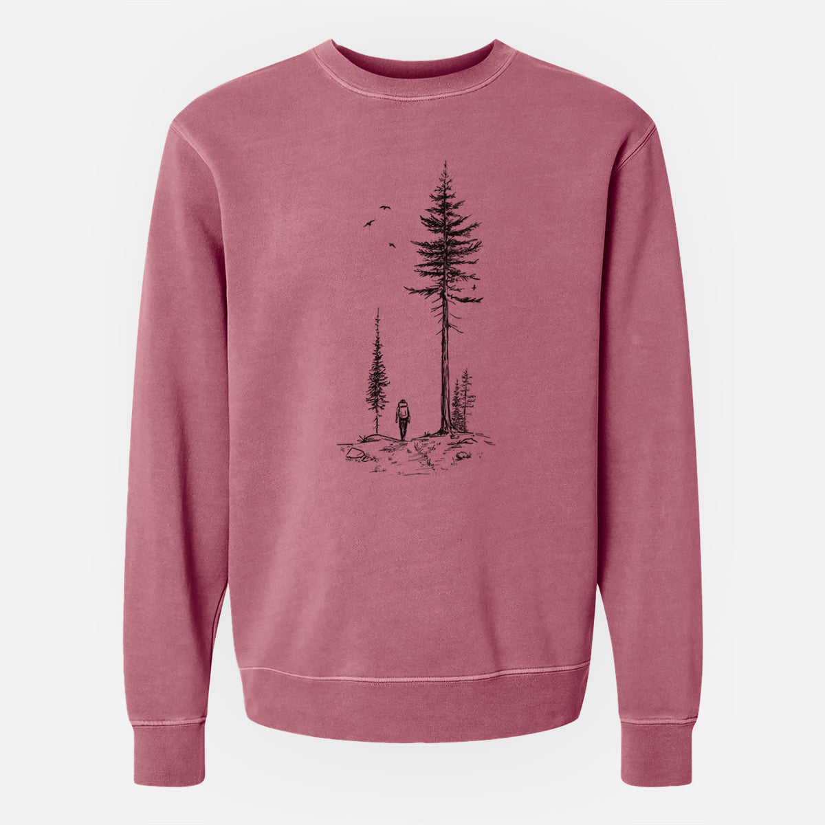 Forest Explorer - Unisex Pigment Dyed Crew Sweatshirt