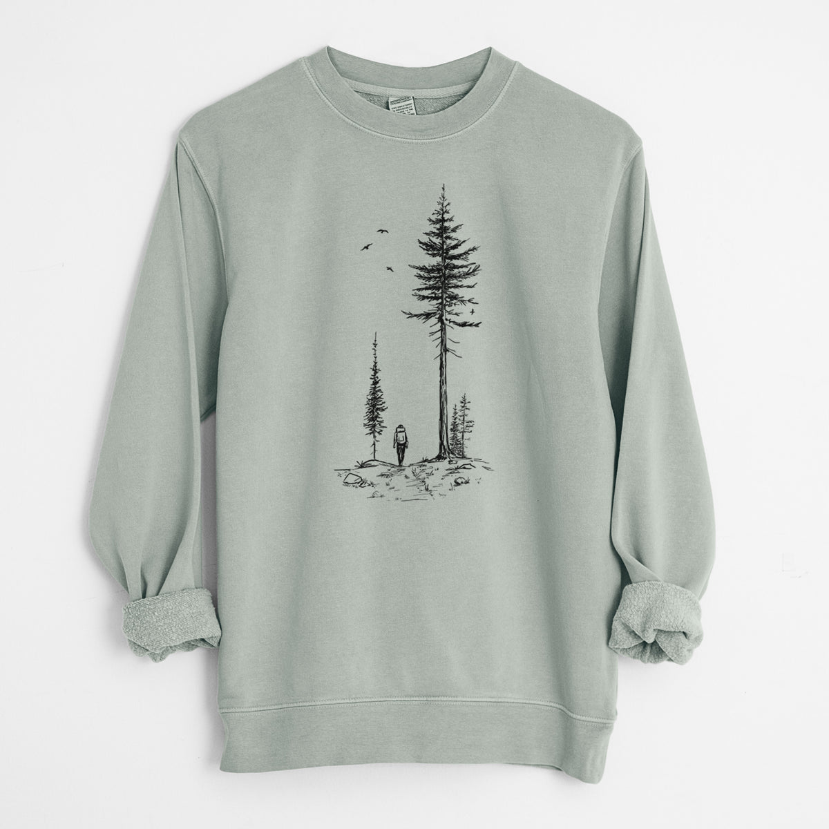 Forest Explorer - Unisex Pigment Dyed Crew Sweatshirt