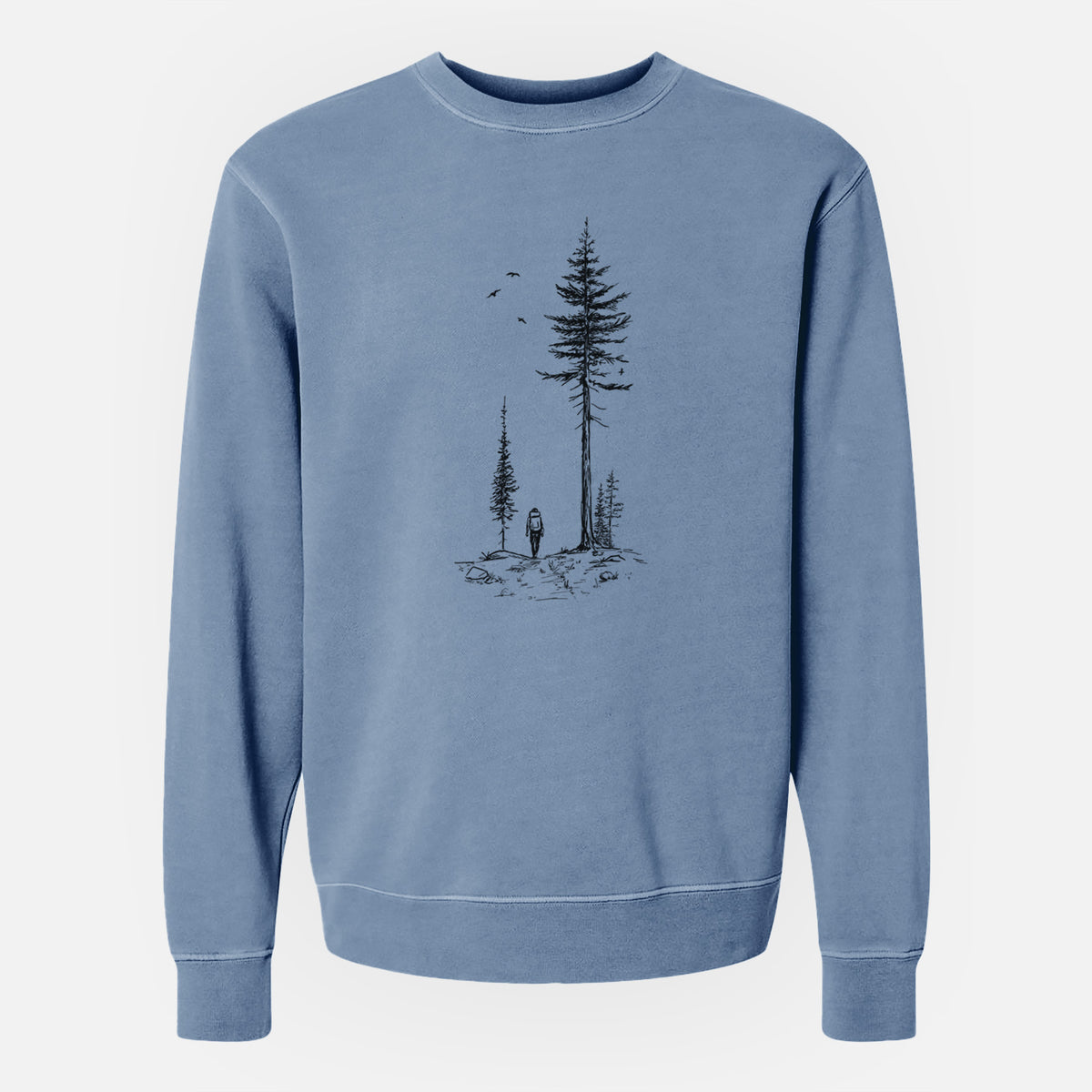 Forest Explorer - Unisex Pigment Dyed Crew Sweatshirt