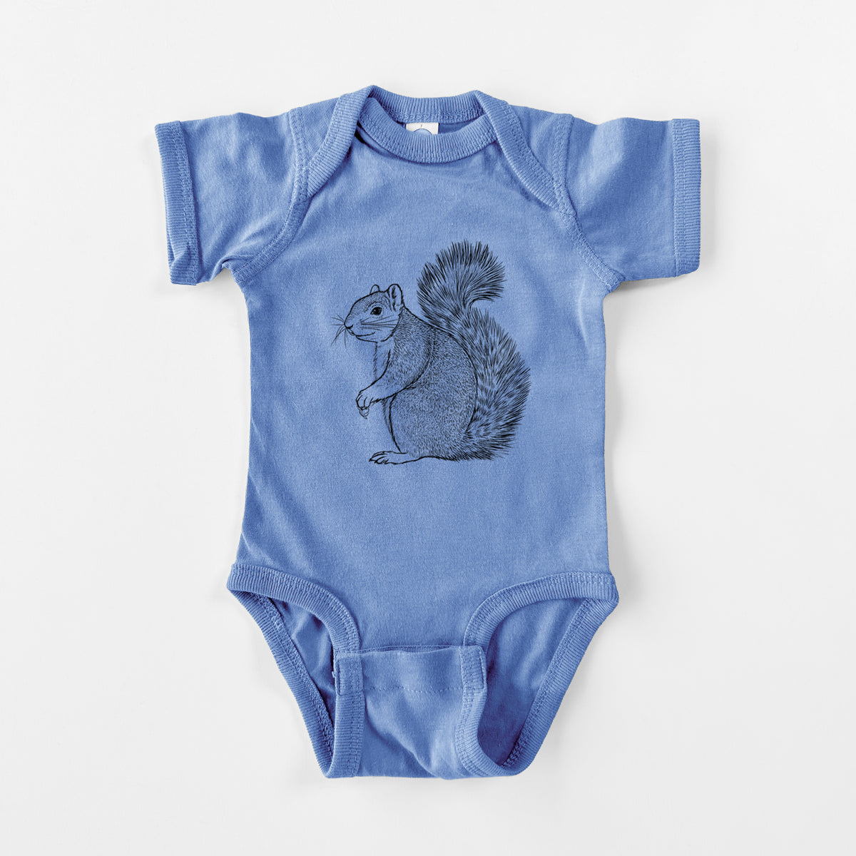 Eastern Fox Squirrel - Sciurus niger - Baby Fine Jersey Bodysuit
