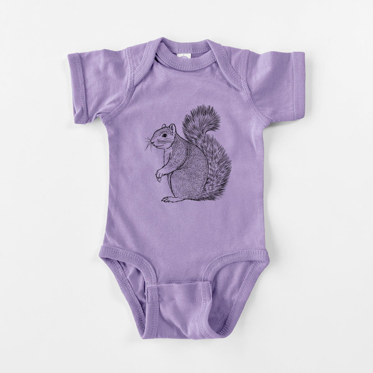 Eastern Fox Squirrel - Sciurus niger - Baby Fine Jersey Bodysuit