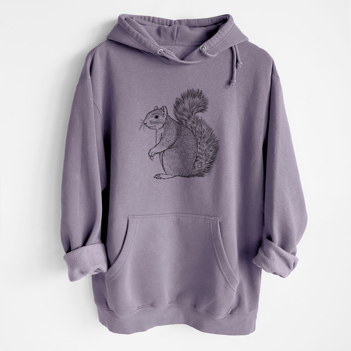 Eastern Fox Squirrel - Sciurus niger - Heavyweight Fleece Hoodie
