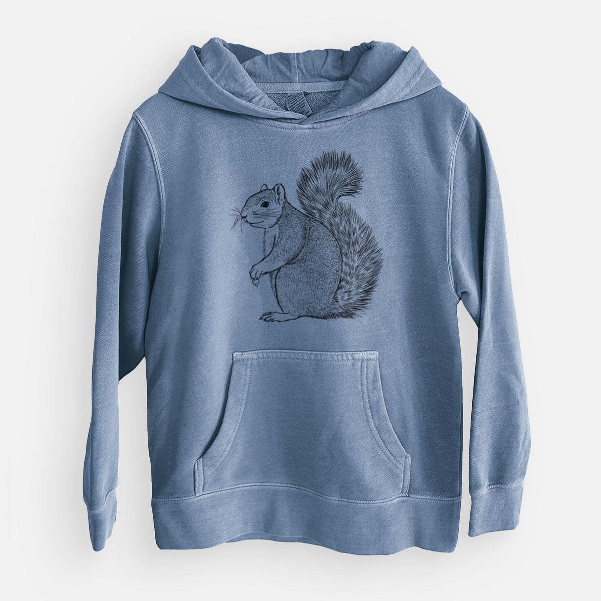 Eastern Fox Squirrel - Sciurus niger - Youth Pigment Dyed Hoodie