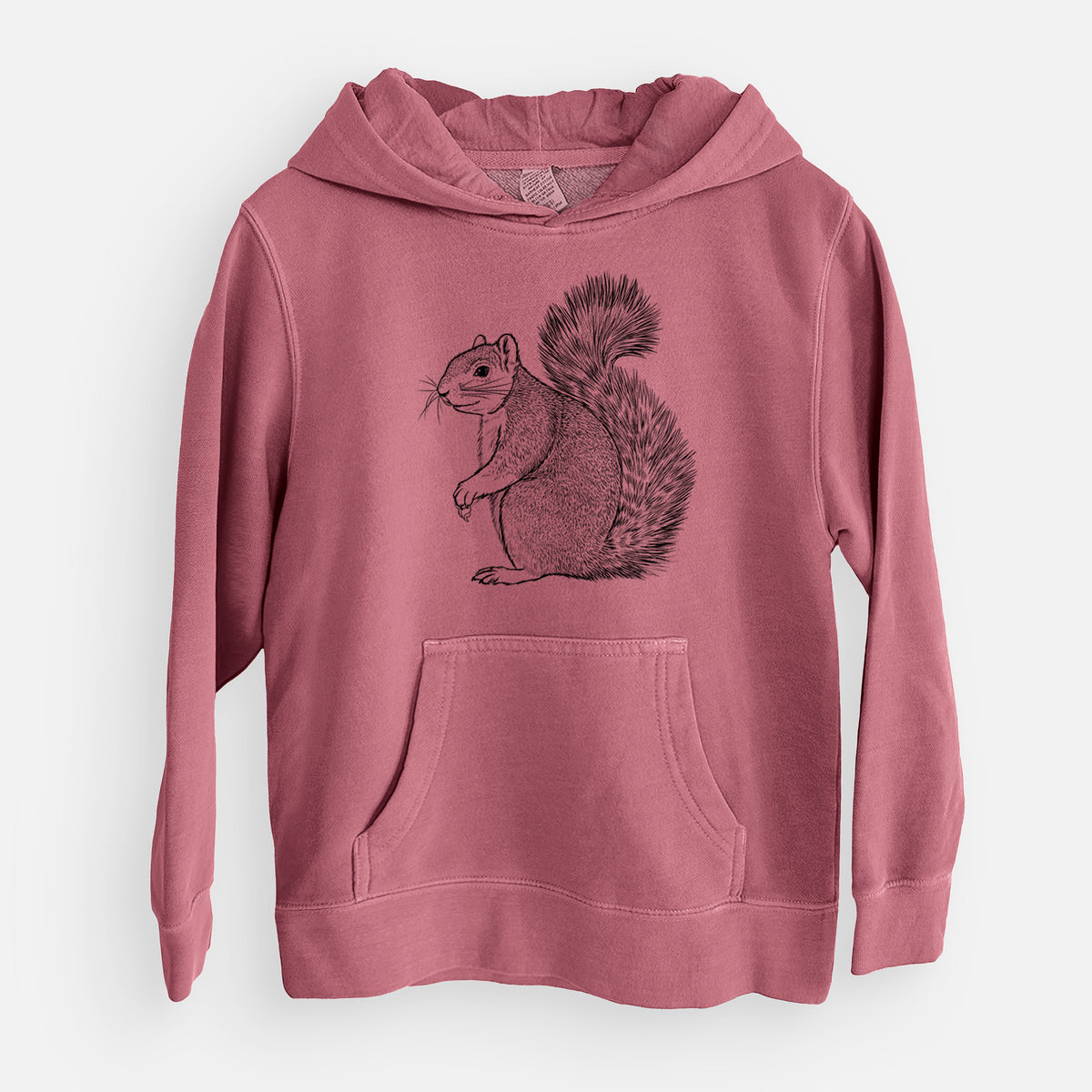 Eastern Fox Squirrel - Sciurus niger - Youth Pigment Dyed Hoodie