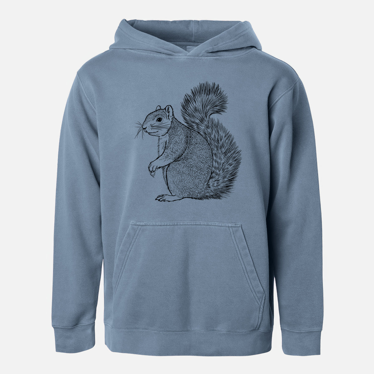 Eastern Fox Squirrel - Sciurus niger - Youth Pigment Dyed Hoodie
