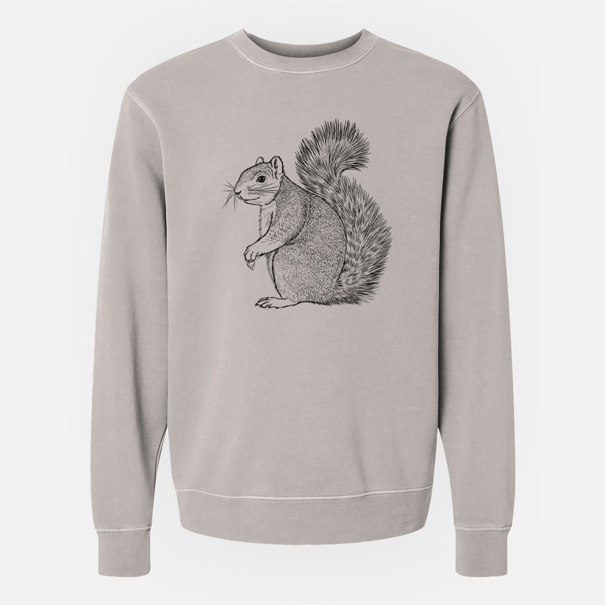 Eastern Fox Squirrel - Sciurus niger - Unisex Pigment Dyed Crew Sweatshirt