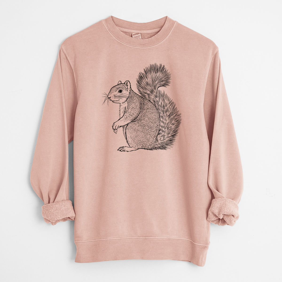 Eastern Fox Squirrel - Sciurus niger - Unisex Pigment Dyed Crew Sweatshirt