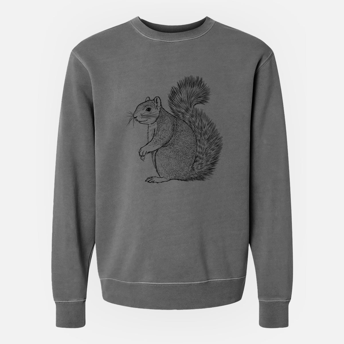 Eastern Fox Squirrel - Sciurus niger - Unisex Pigment Dyed Crew Sweatshirt