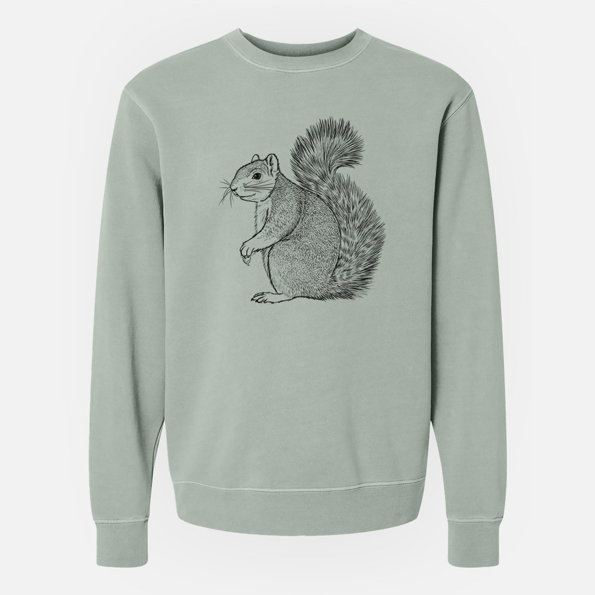 Eastern Fox Squirrel - Sciurus niger - Unisex Pigment Dyed Crew Sweatshirt