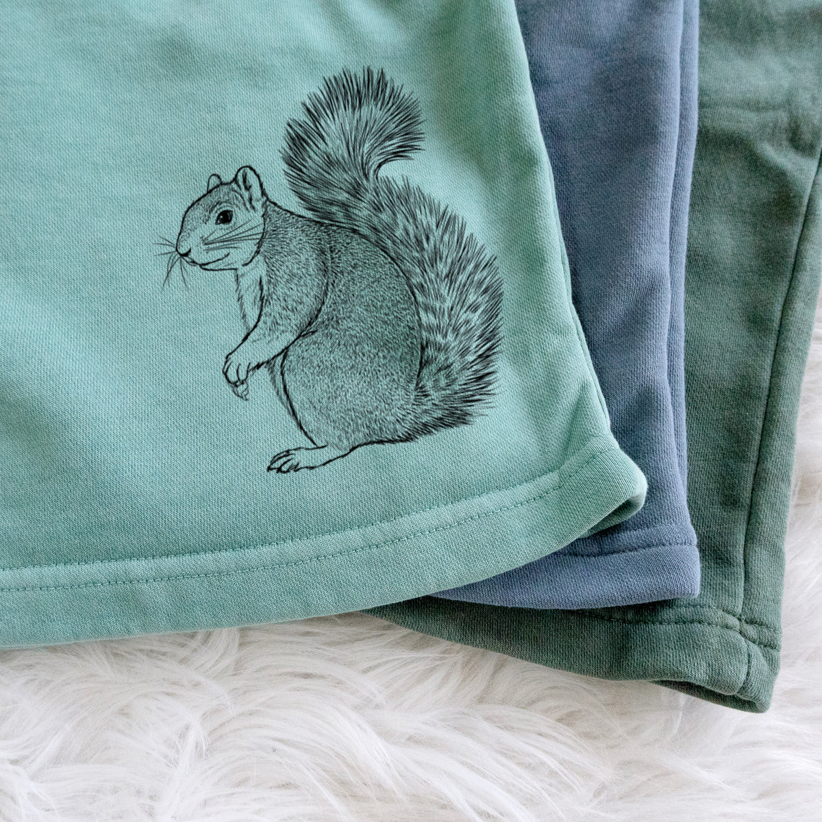 Eastern Fox Squirrel - Sciurus niger - Unisex Pigment Dyed Shorts