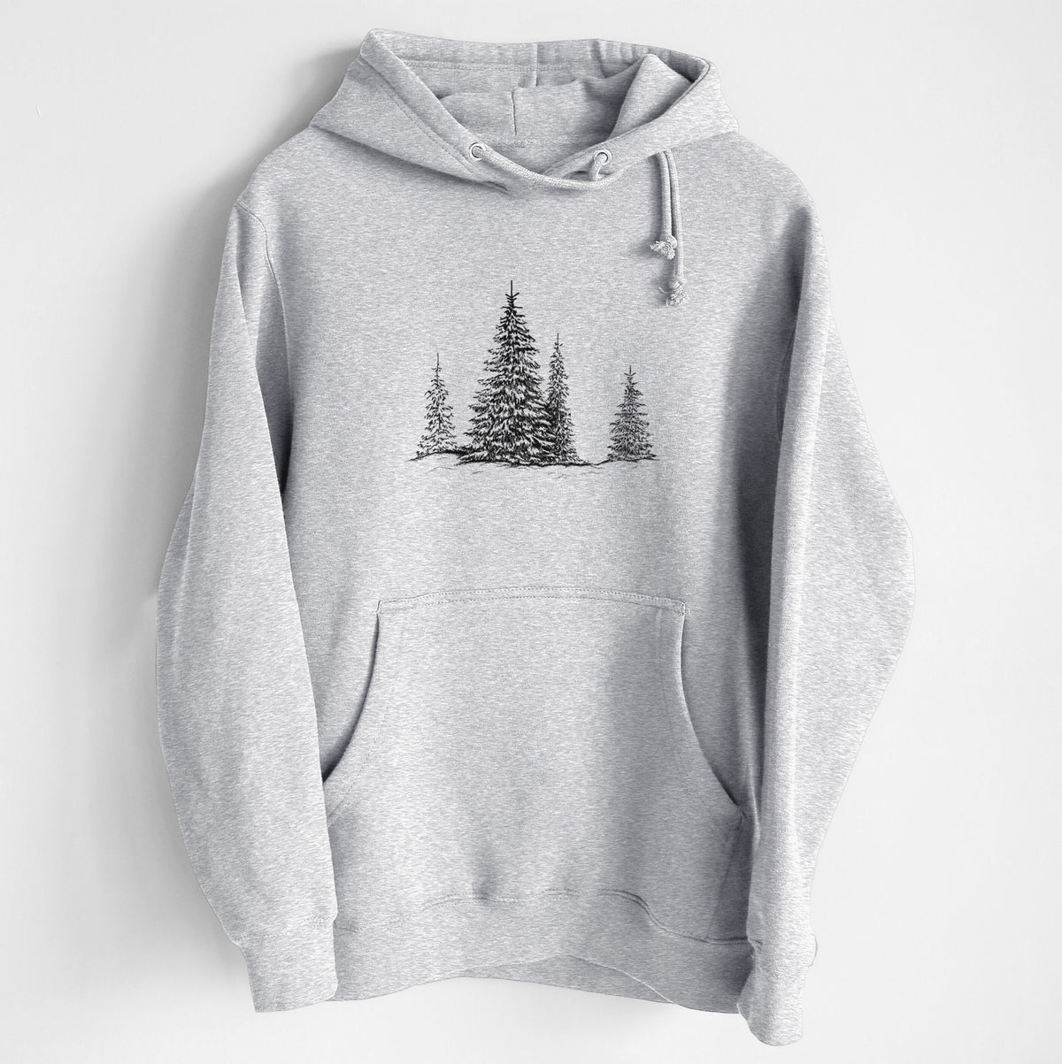 Frosted Evergreens - Heavyweight Fleece Hoodie