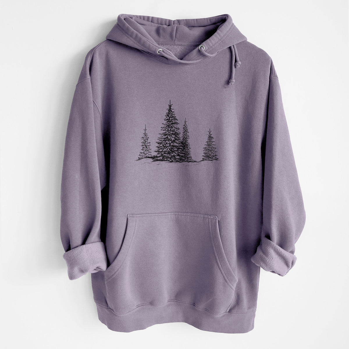 Frosted Evergreens - Heavyweight Fleece Hoodie