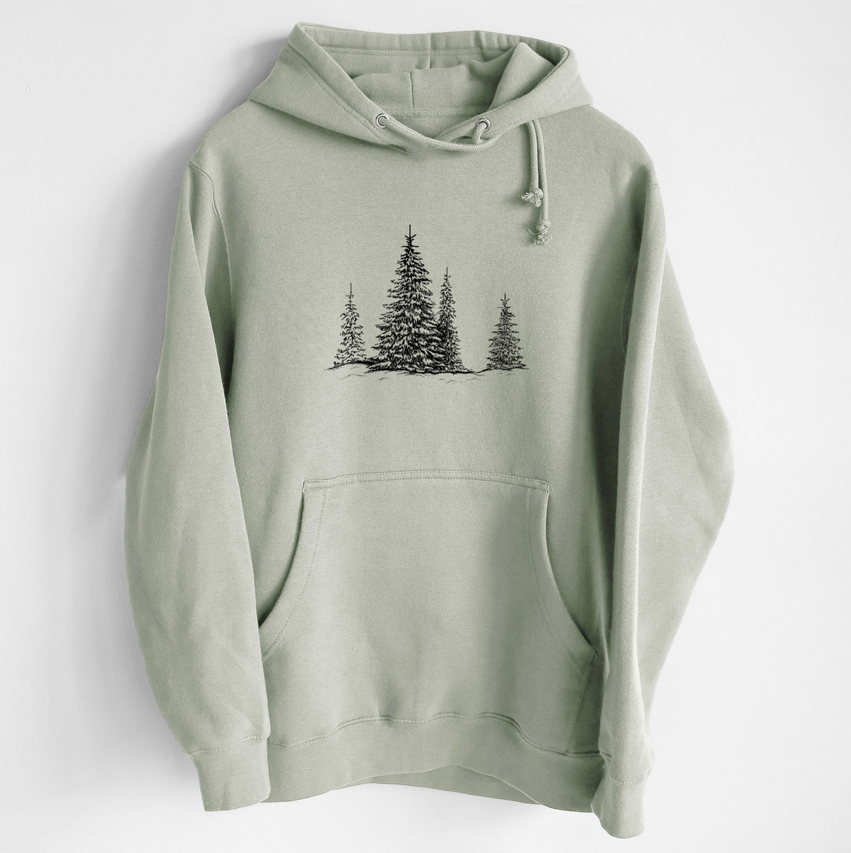 Frosted Evergreens - Heavyweight Fleece Hoodie