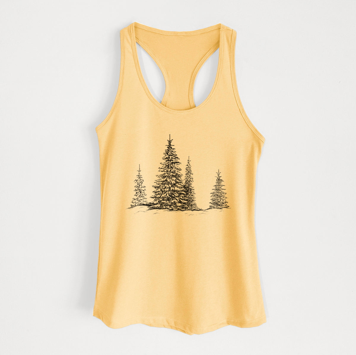 Frosted Evergreens - Women&#39;s Racerback Tanktop