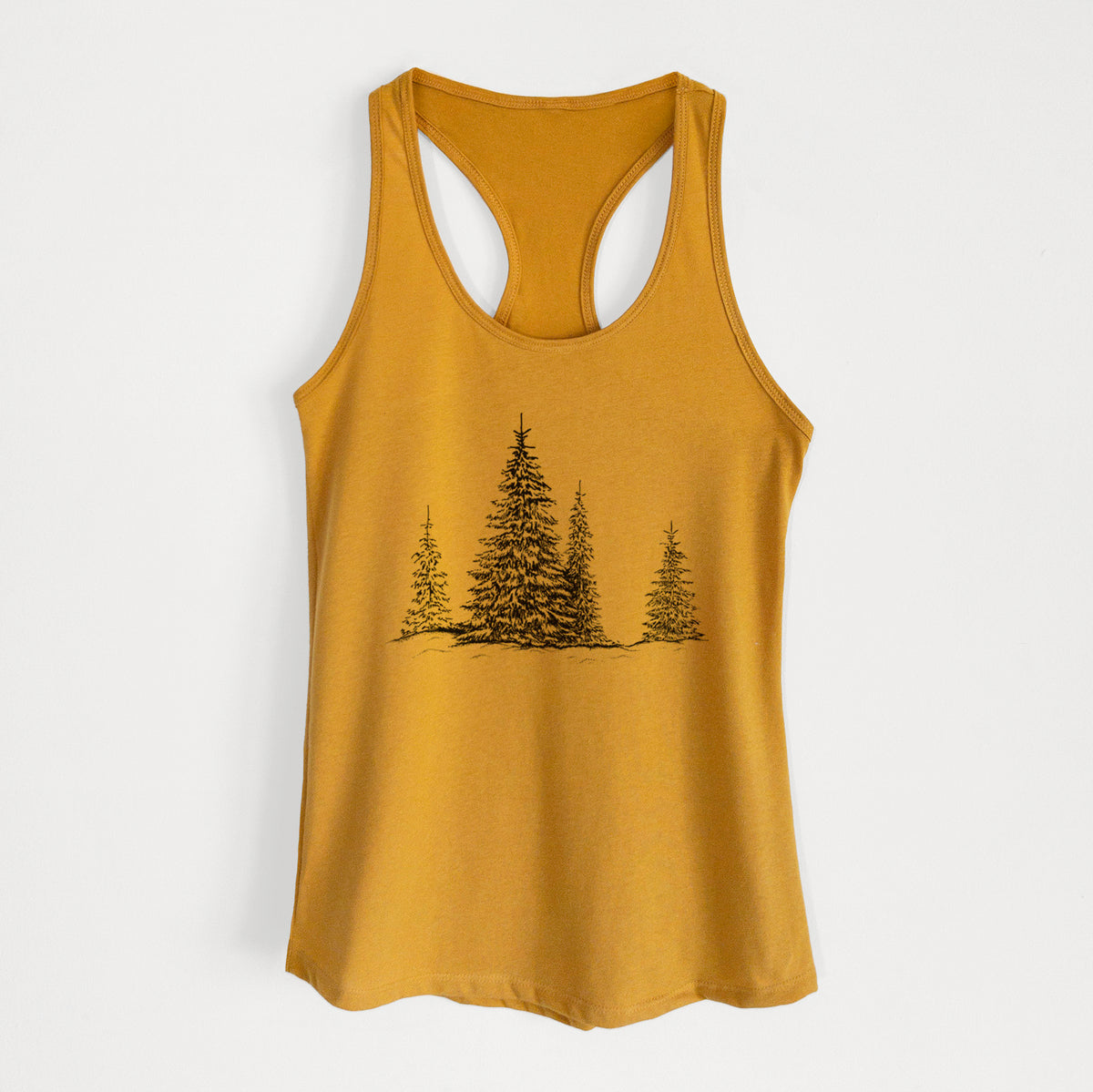 Frosted Evergreens - Women&#39;s Racerback Tanktop