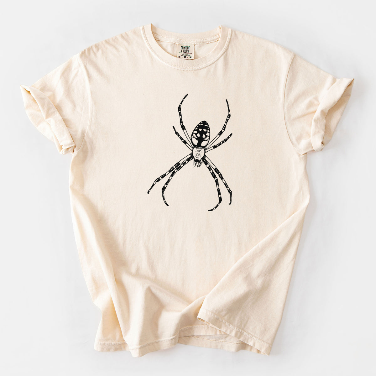 Argiope aurantia - Yellow Garden Spider - Unisex Comfort Colors Garment-Dyed Heavyweight T-shirt