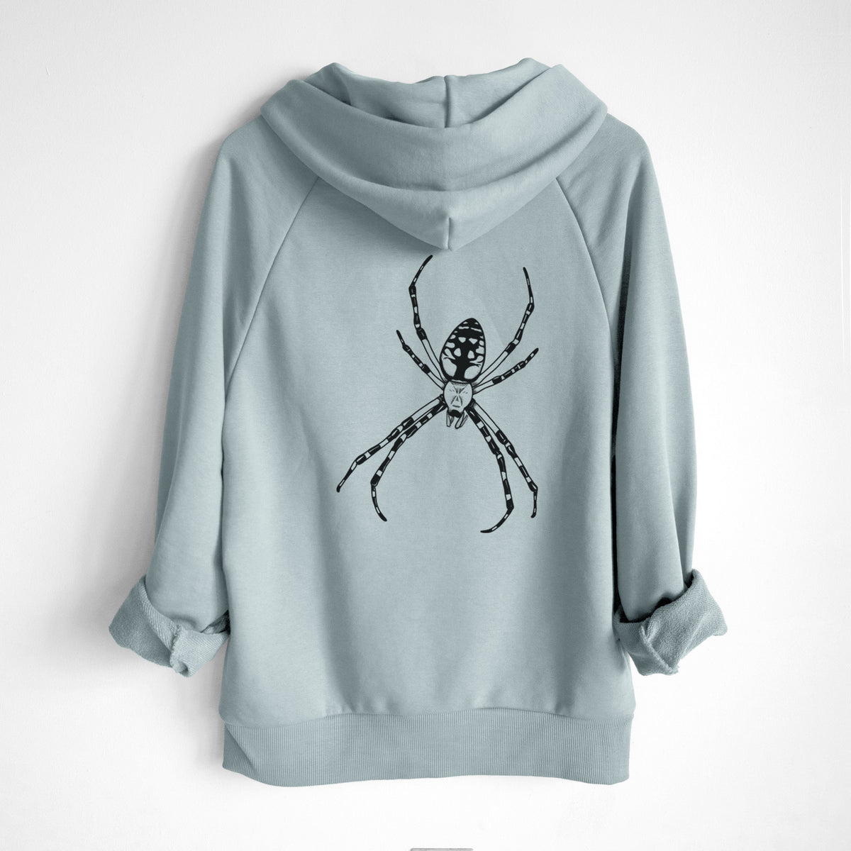 Argiope aurantia - Yellow Garden Spider - UltraLuxe Heavyweight French Terry Hoodie