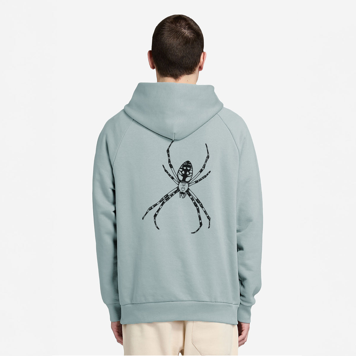 Argiope aurantia - Yellow Garden Spider - UltraLuxe Heavyweight French Terry Hoodie