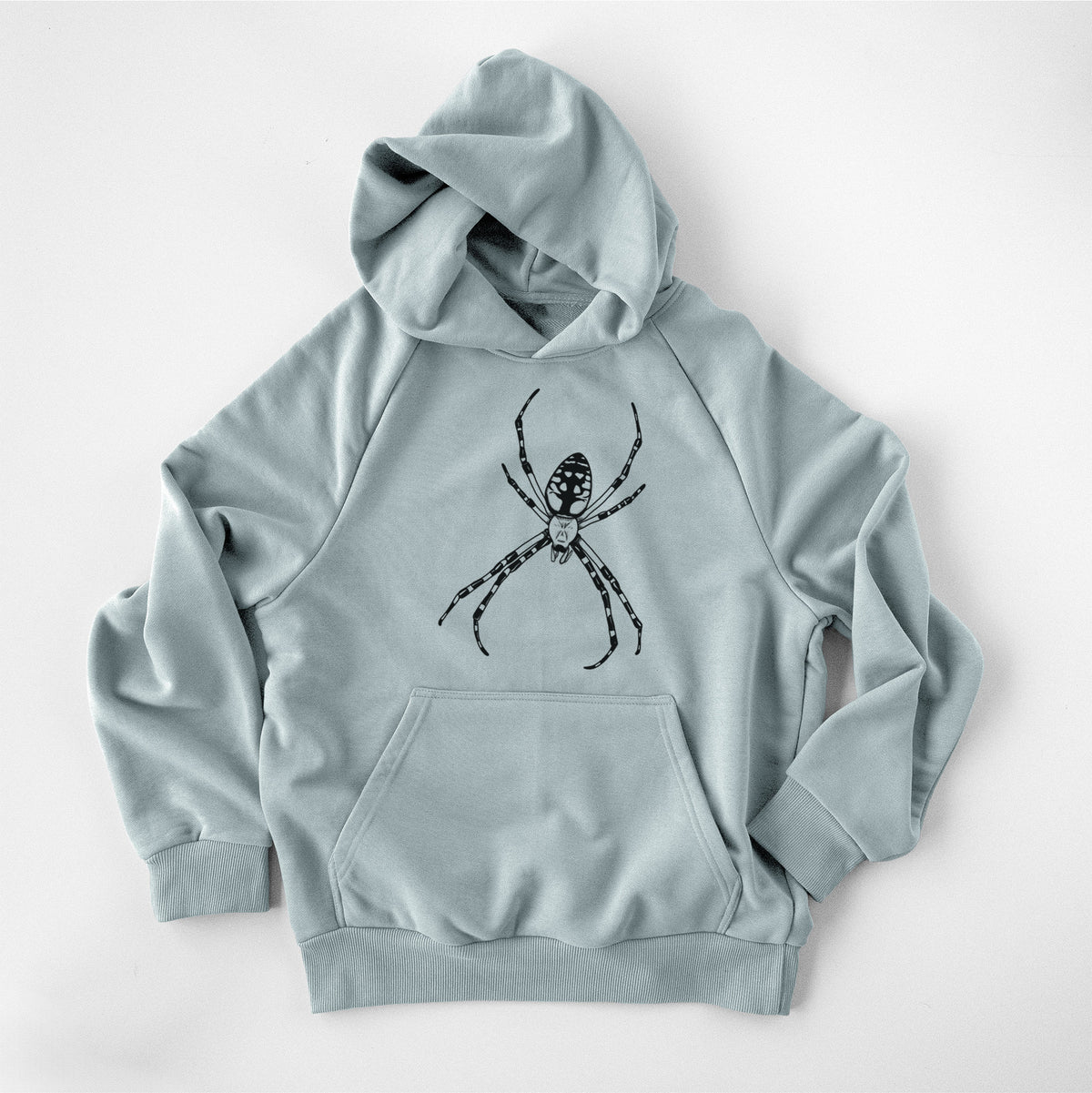 Argiope aurantia - Yellow Garden Spider - UltraLuxe Heavyweight French Terry Hoodie