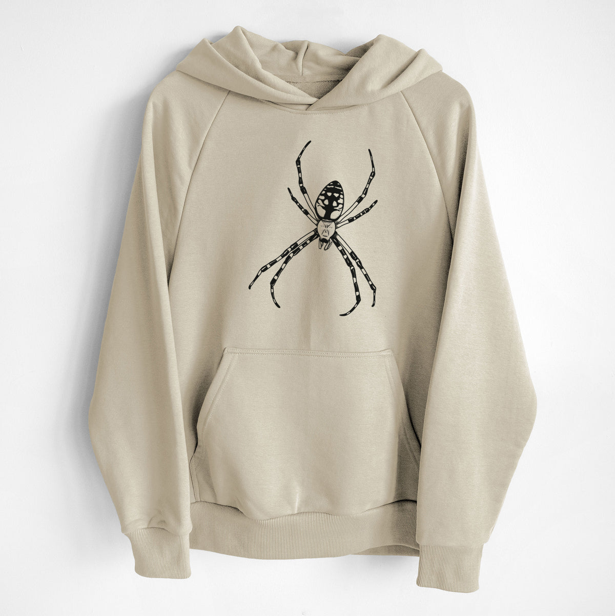 Argiope aurantia - Yellow Garden Spider - UltraLuxe Heavyweight French Terry Hoodie