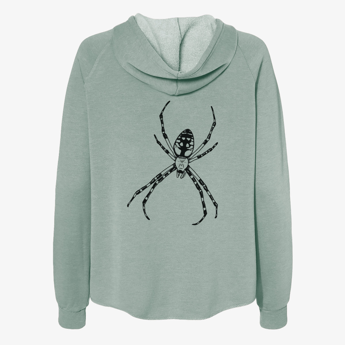 Argiope aurantia - Yellow Garden Spider - Women's Cali Wave Zip-Up Sweatshirt