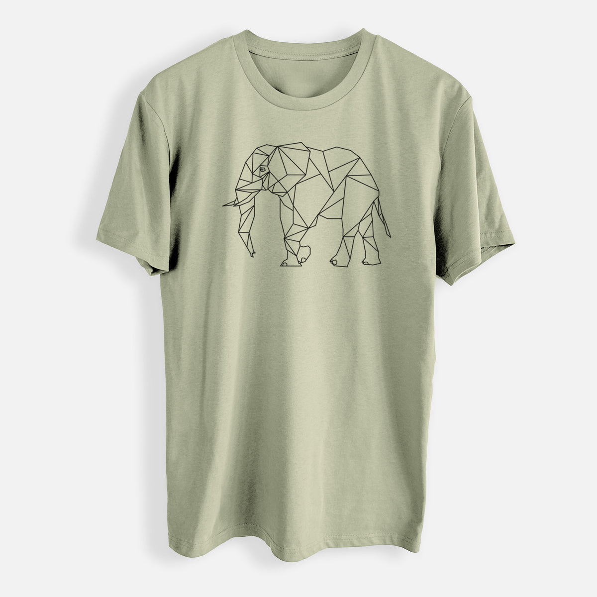 Geometric Elephant - Mens Everyday Staple Tee