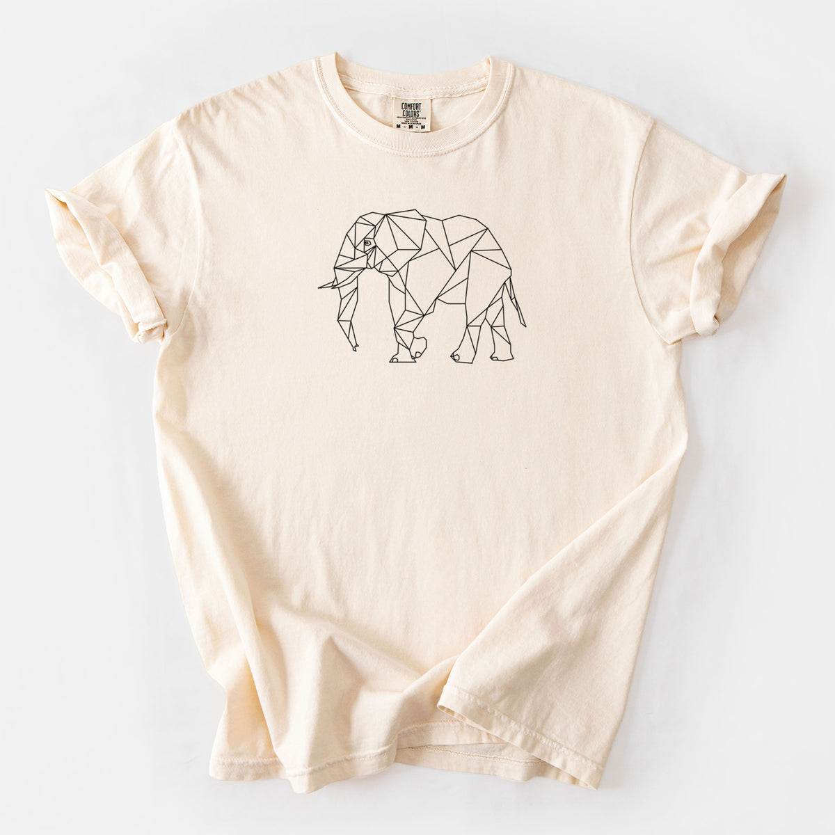 Geometric Elephant - Unisex Comfort Colors Garment-Dyed Heavyweight T-shirt