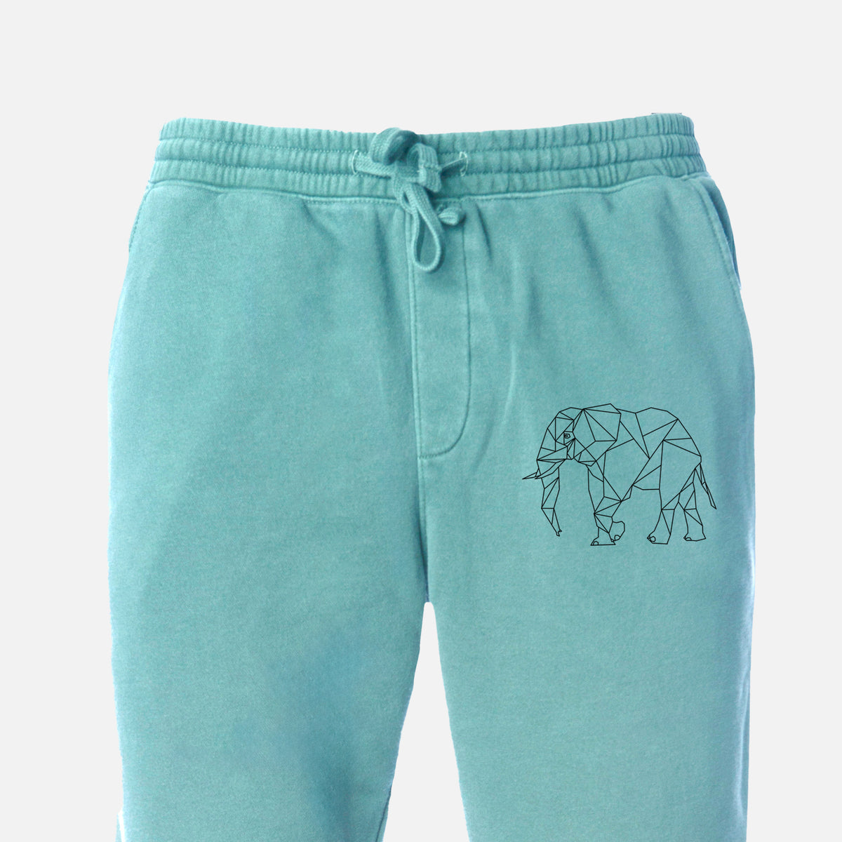 Geometric Elephant - Unisex Pigment Dyed Sweatpants