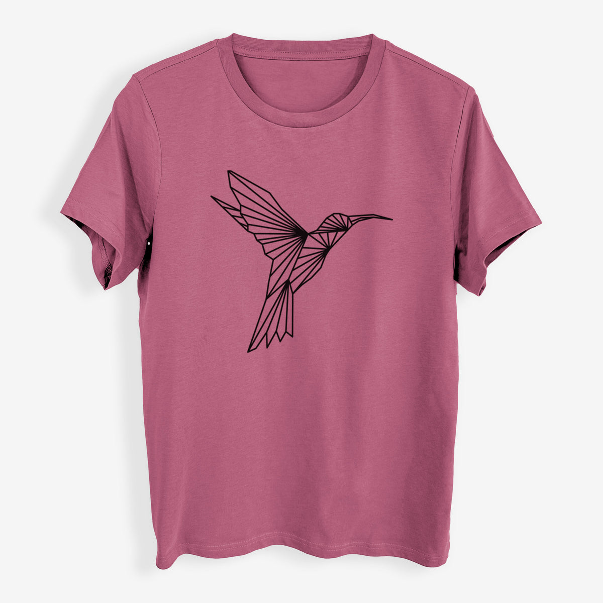 Geometric Hummingbird - Womens Everyday Maple Tee