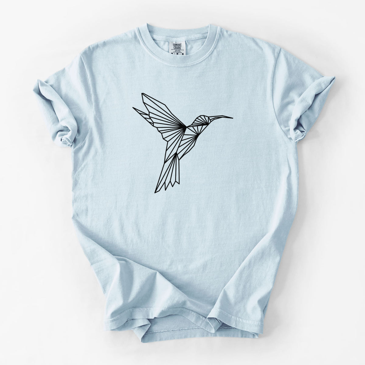 Geometric Hummingbird - Unisex Comfort Colors Garment-Dyed Heavyweight T-shirt