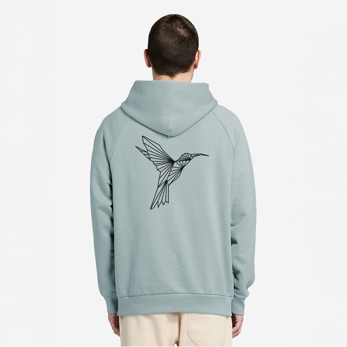 Geometric Hummingbird - UltraLuxe Heavyweight French Terry Hoodie