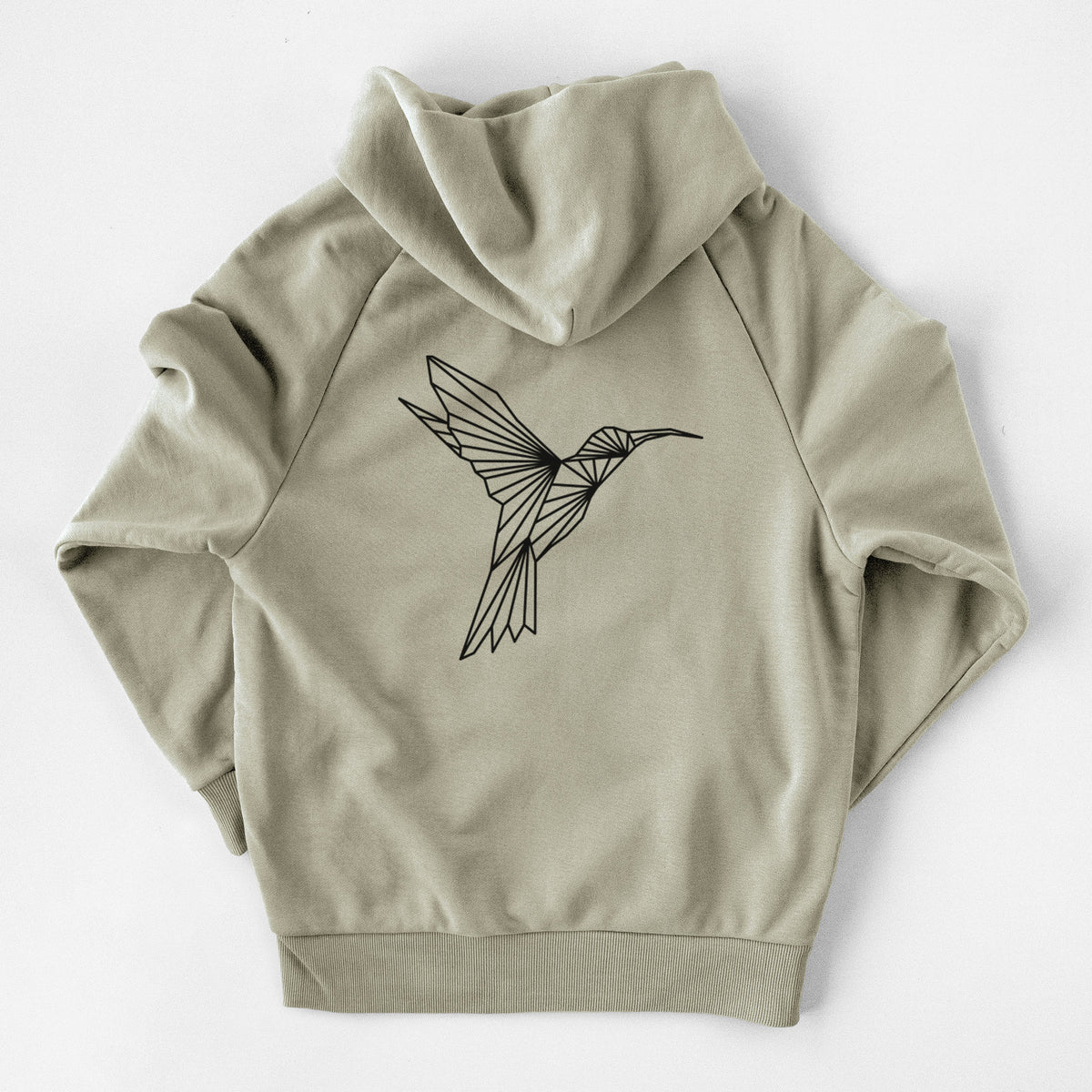 Geometric Hummingbird - UltraLuxe Heavyweight French Terry Hoodie