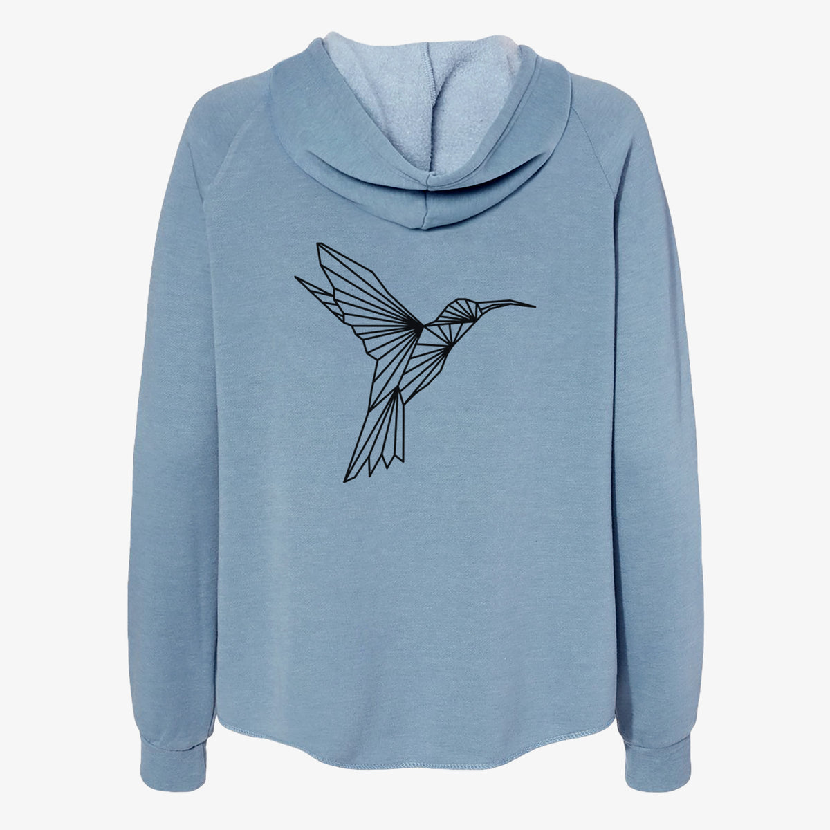Geometric Hummingbird - Women's Cali Wave Zip-Up Sweatshirt