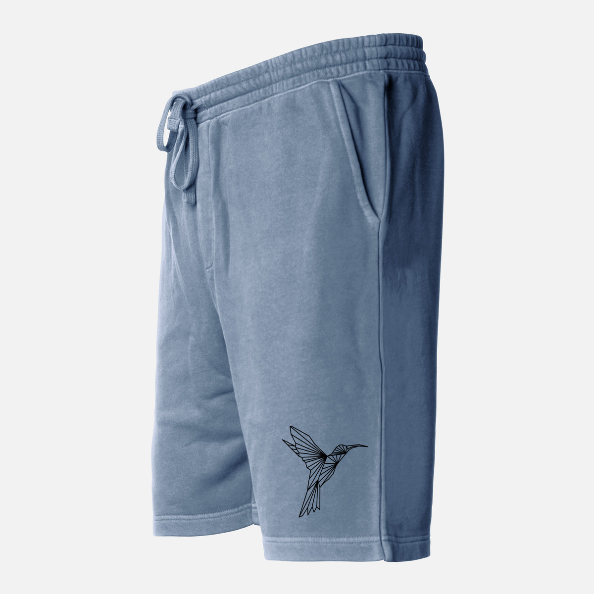 Geometric Hummingbird - Unisex Pigment Dyed Shorts