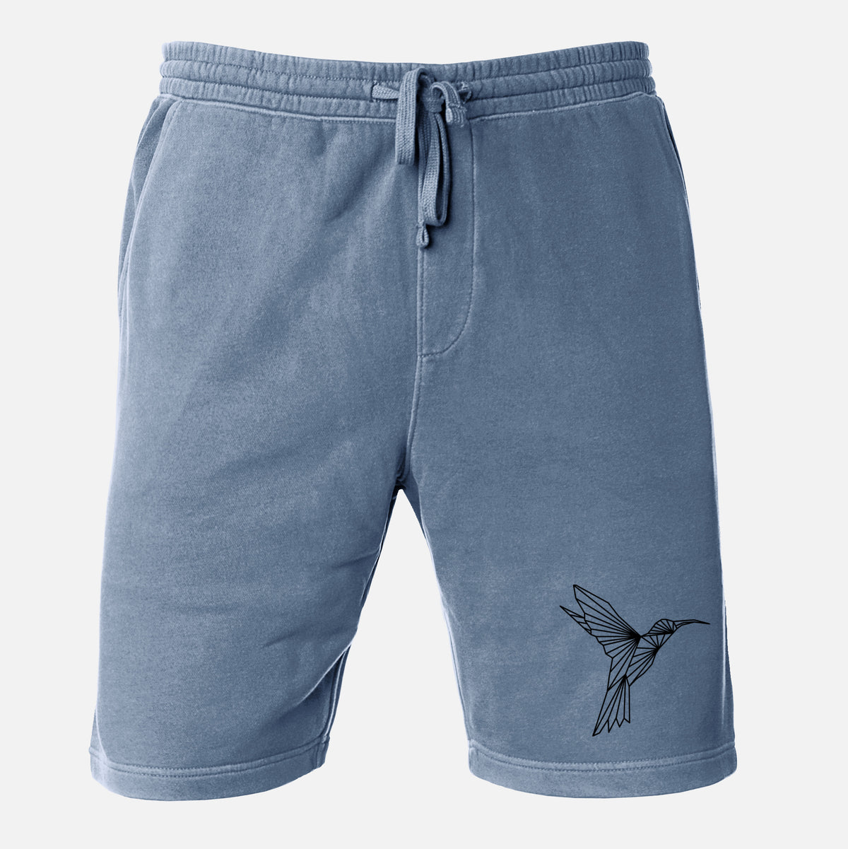 Geometric Hummingbird - Unisex Pigment Dyed Shorts