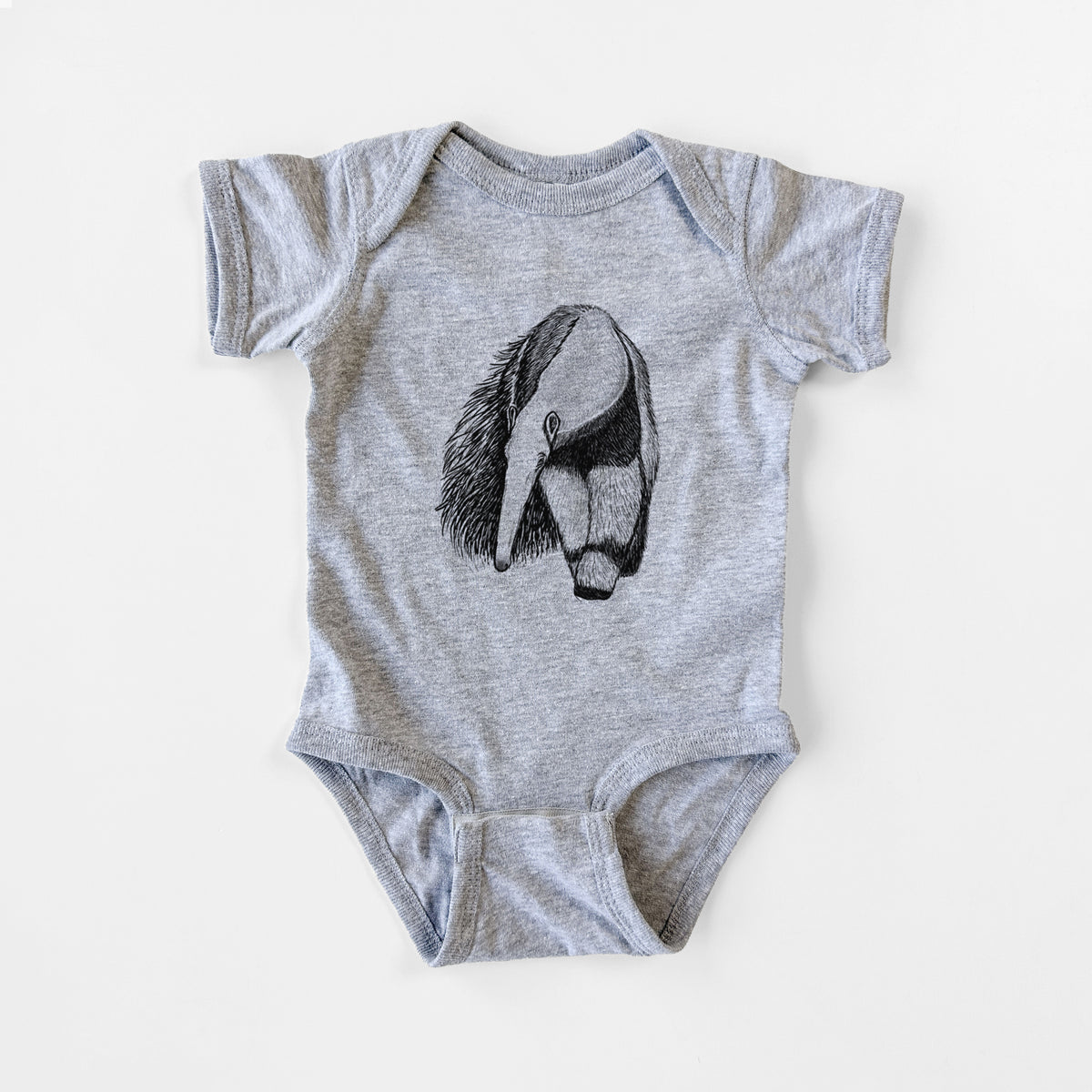 Giant Anteater - Myrmecophaga tridactyla - Baby Fine Jersey Bodysuit