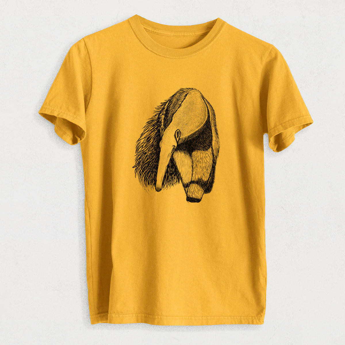 Giant Anteater - Myrmecophaga tridactyla - Heavyweight Men&#39;s 100% Organic Cotton Tee