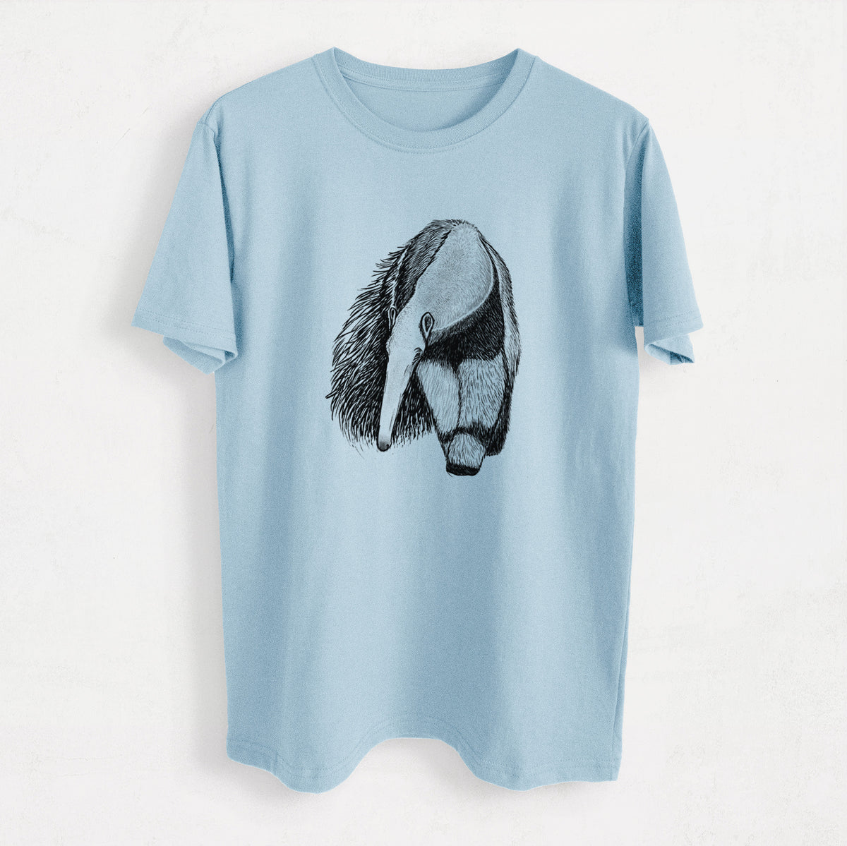 Giant Anteater - Myrmecophaga tridactyla - Heavyweight Men&#39;s 100% Organic Cotton Tee