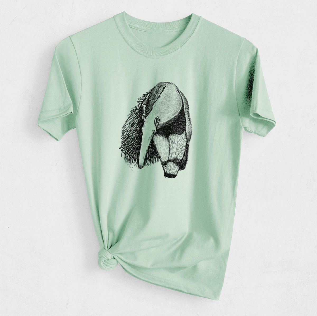 Giant Anteater - Myrmecophaga tridactyla - Heavyweight Men&#39;s 100% Organic Cotton Tee