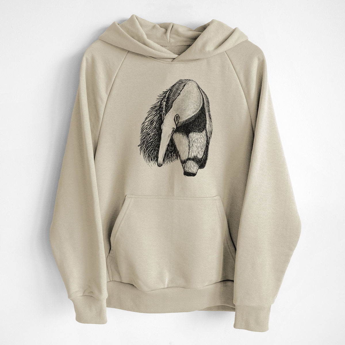 Giant Anteater - Myrmecophaga tridactyla - UltraLuxe Heavyweight French Terry Hoodie