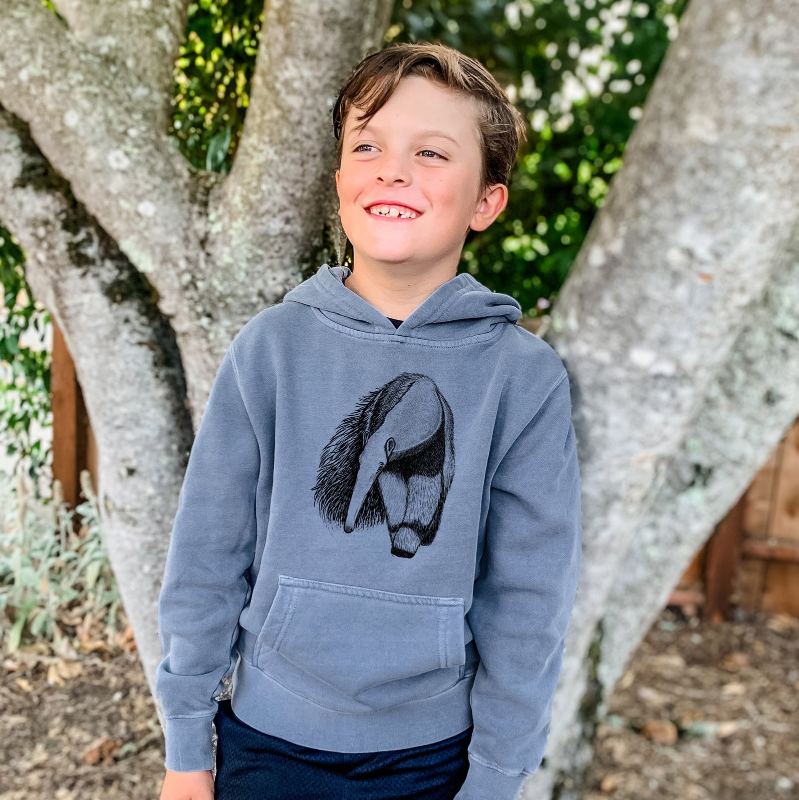 Sea Green Because Tees Youth Hoodie
