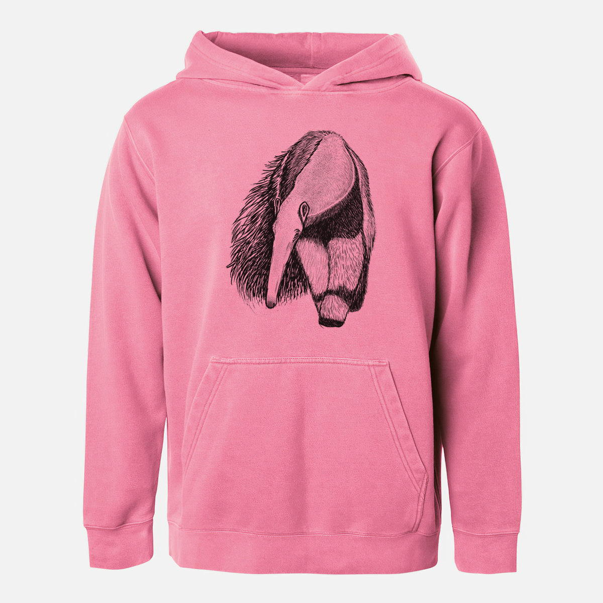 Giant Anteater - Myrmecophaga tridactyla - Youth Pigment Dyed Hoodie