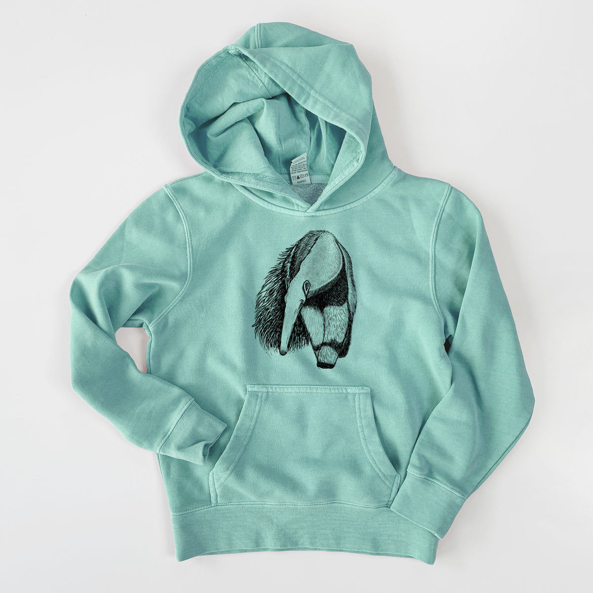 Giant Anteater - Myrmecophaga tridactyla - Youth Pigment Dyed Hoodie